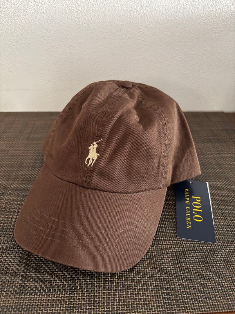 【yyy】★新品.希少★ポロラルフローレン ブラウン キャップ