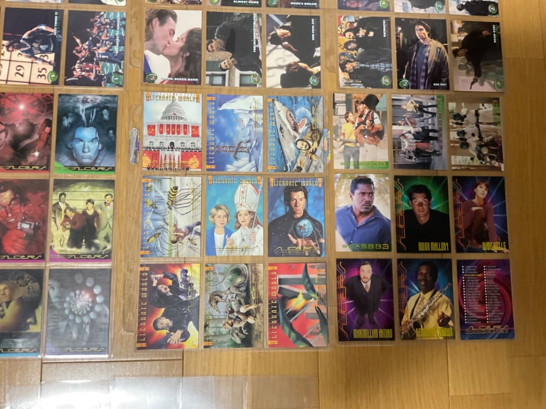 トレーディングカード　スライダーズ　アメリカンドラマ　英語版