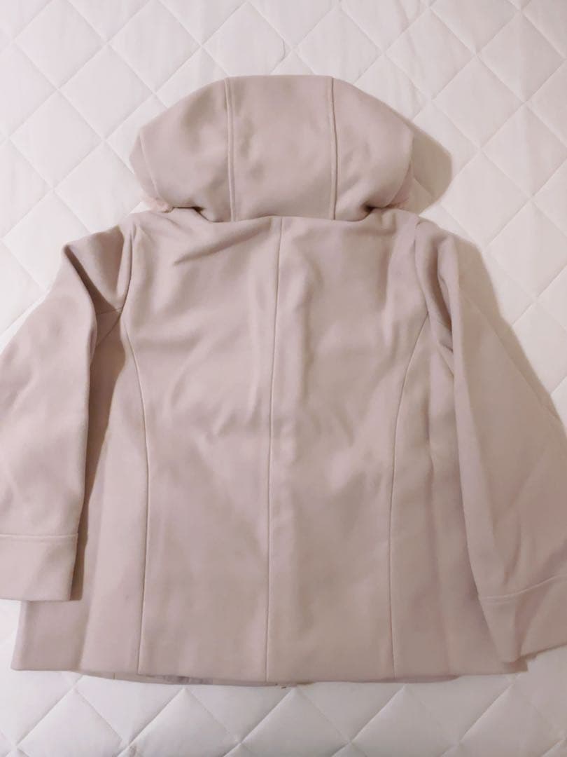 新品タグ付き♡リジェイ♡ファーフードビットダッフルコート　ベージュ