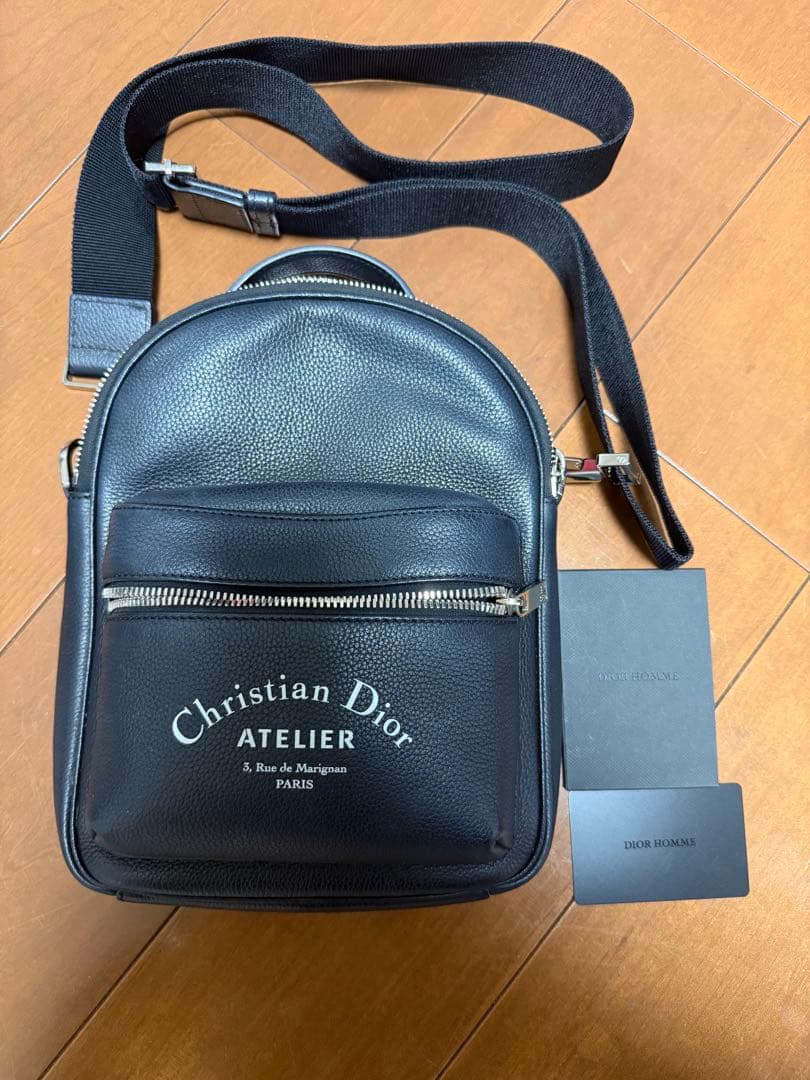 Christian Dior atelierショルダーバッグ ブラック