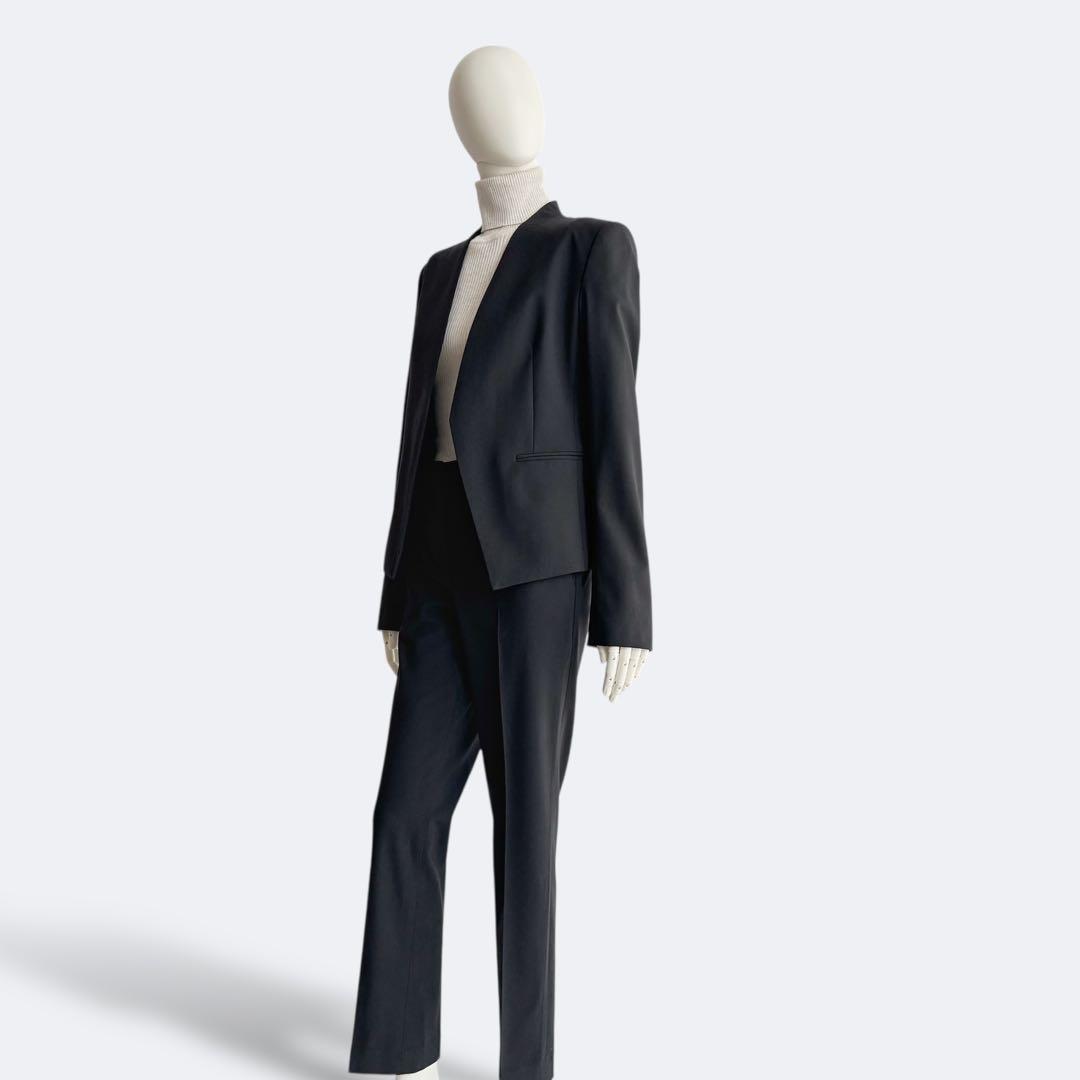 Theory セオリー パンツスーツ レディース ブラック セットアップ