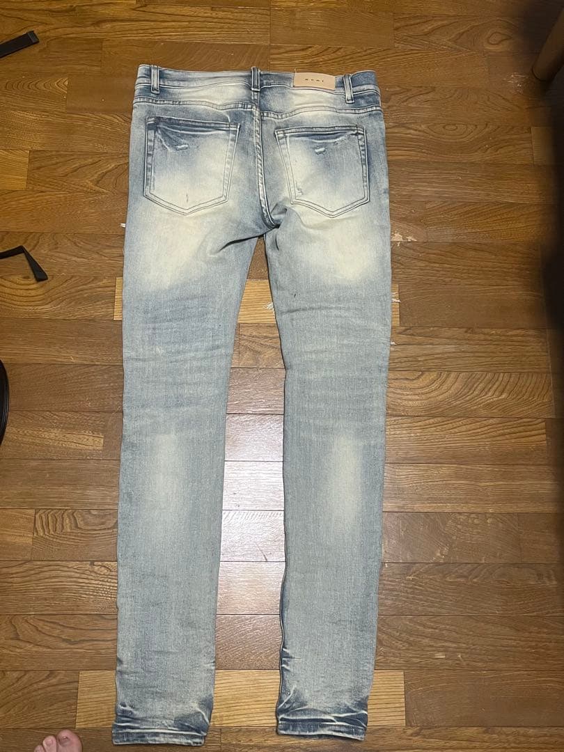 mnml ダメージ加工スキニージーンズ 30