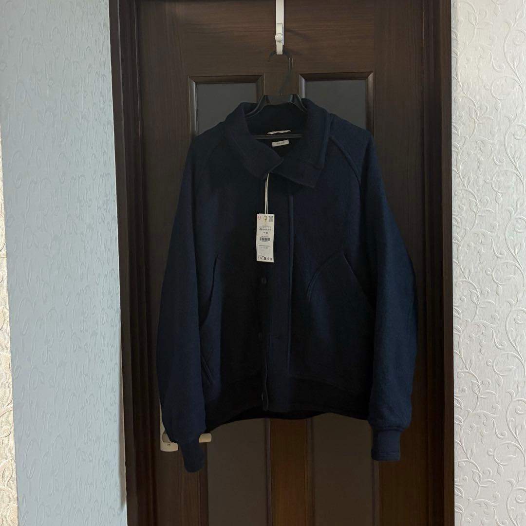 ZARA リブ切り替えジャケット