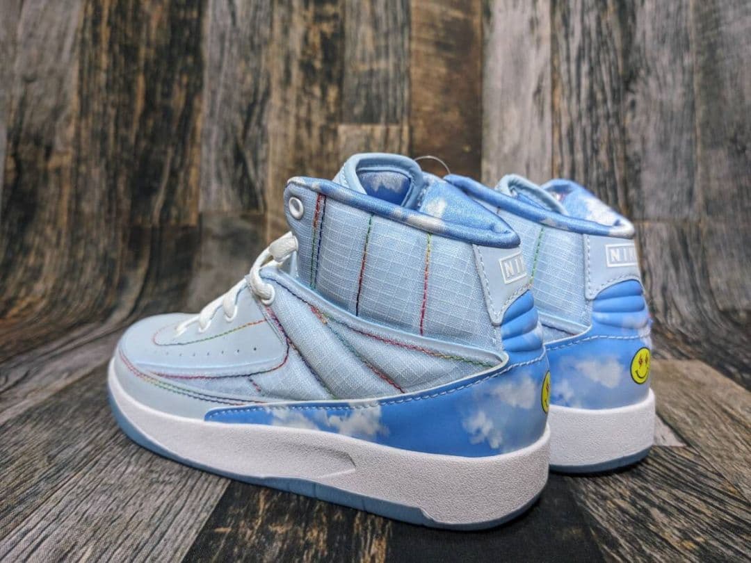 19cm ナイキ ジョーダン 2 レトロ PS Jバルヴィン 青/スカイブルー