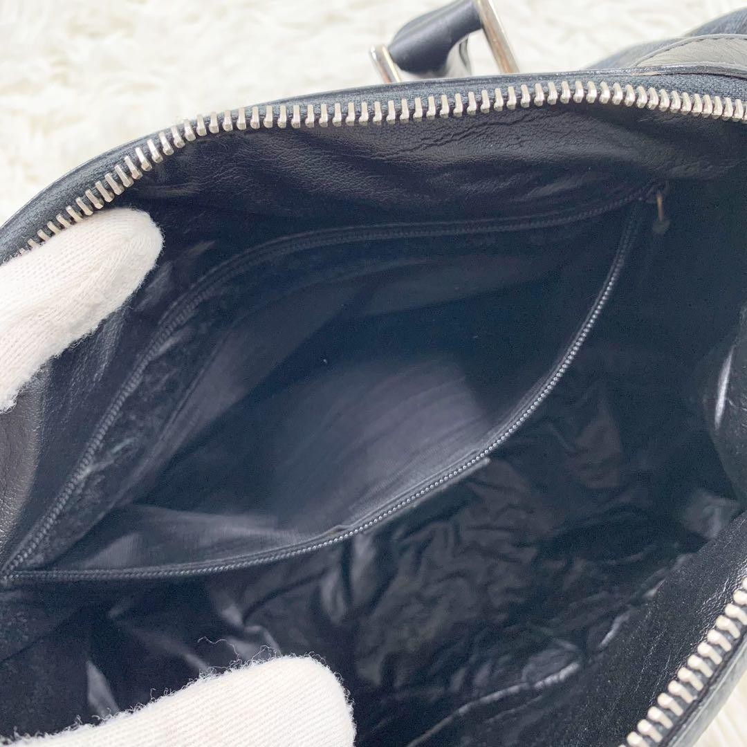 【✨美品✨】 GUCCI シェリーライン ミニボストンバッグ GG柄 ブラック