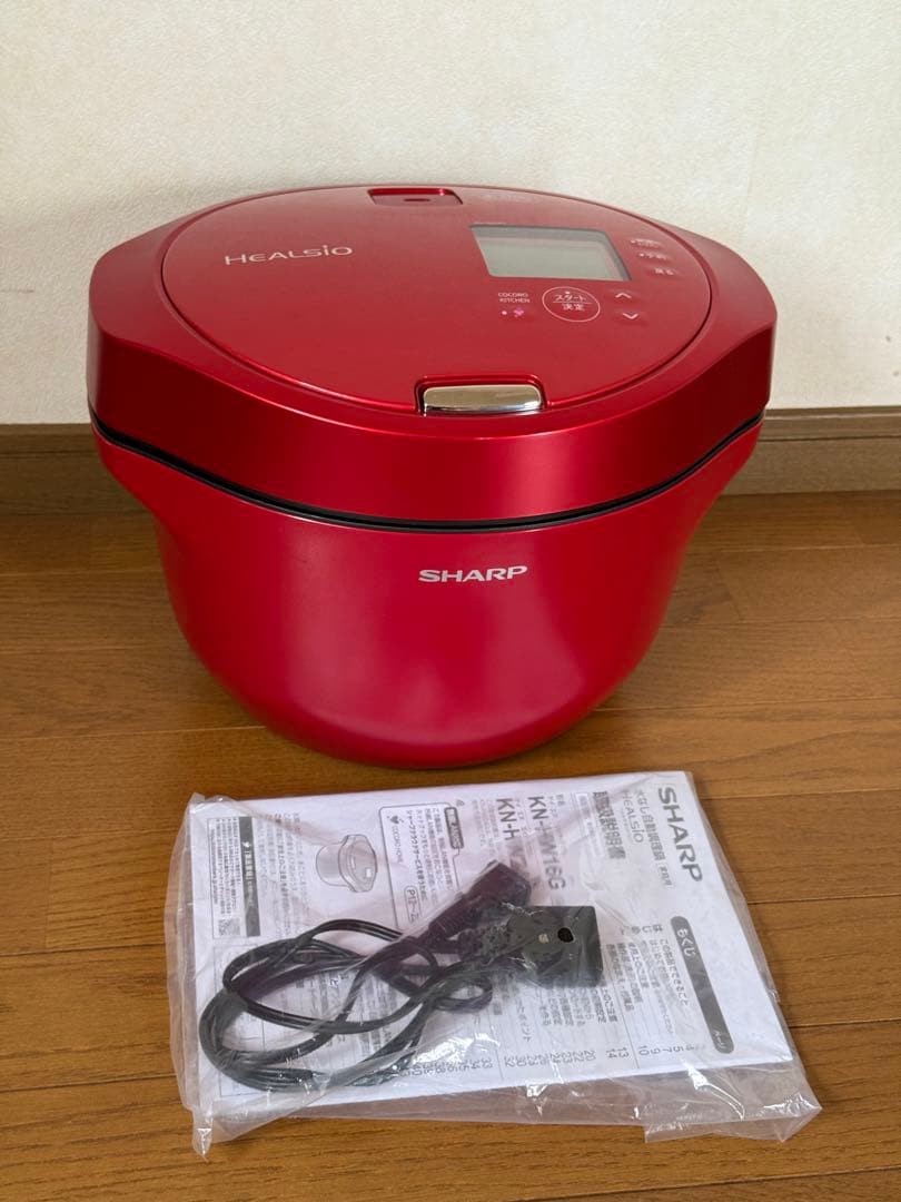 【新品未使用品】ヘルシオ ホットクック KN-HW24G-R