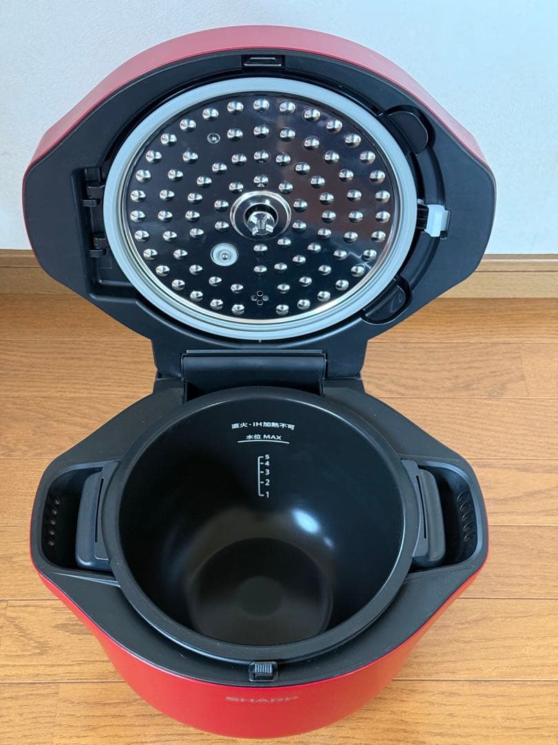 【新品未使用品】ヘルシオ ホットクック KN-HW24G-R