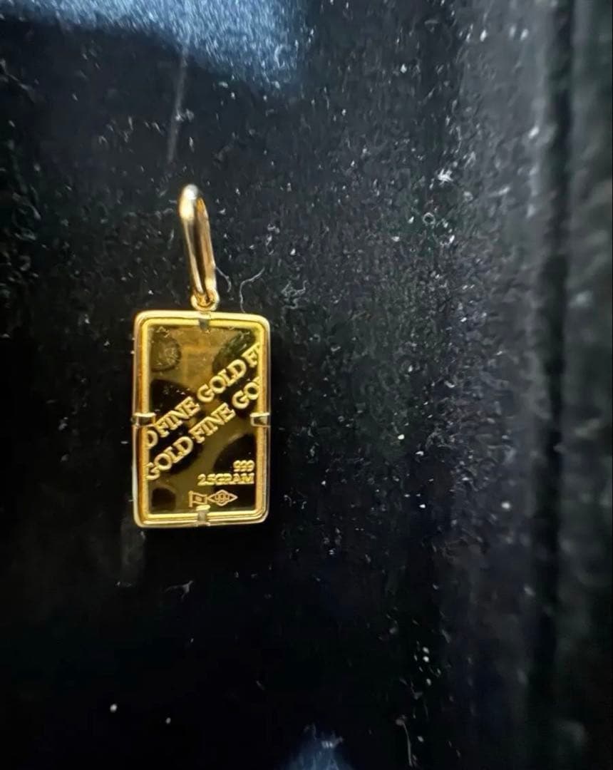 K24インゴットペンダント