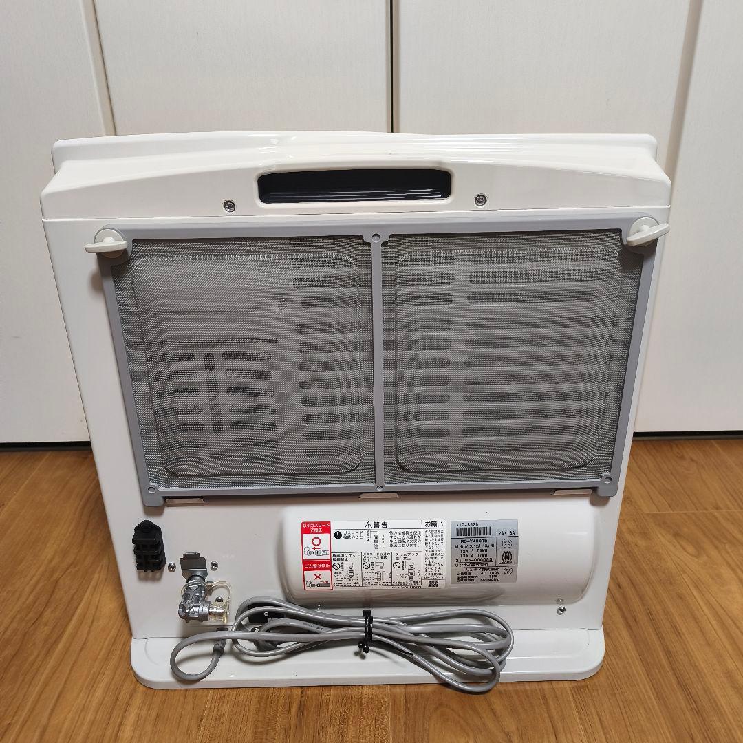 【2021年製・美品】リンナイ ガスファンヒーター RC-Y4001E都市ガス用