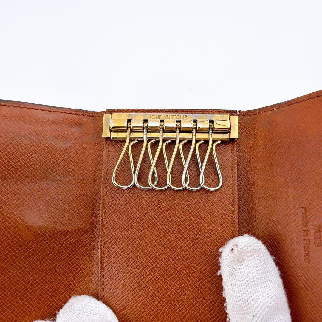 【美品】ルイヴィトン モノグラム ミュルティクレ6 キーケース ヴィンテージ