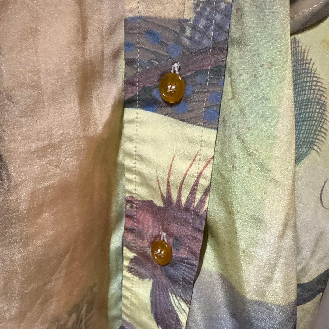 y*⁎様 ヴィヴィアンウエストウッド アニマル柄 長袖シャツ 変形シャツ ヴィン