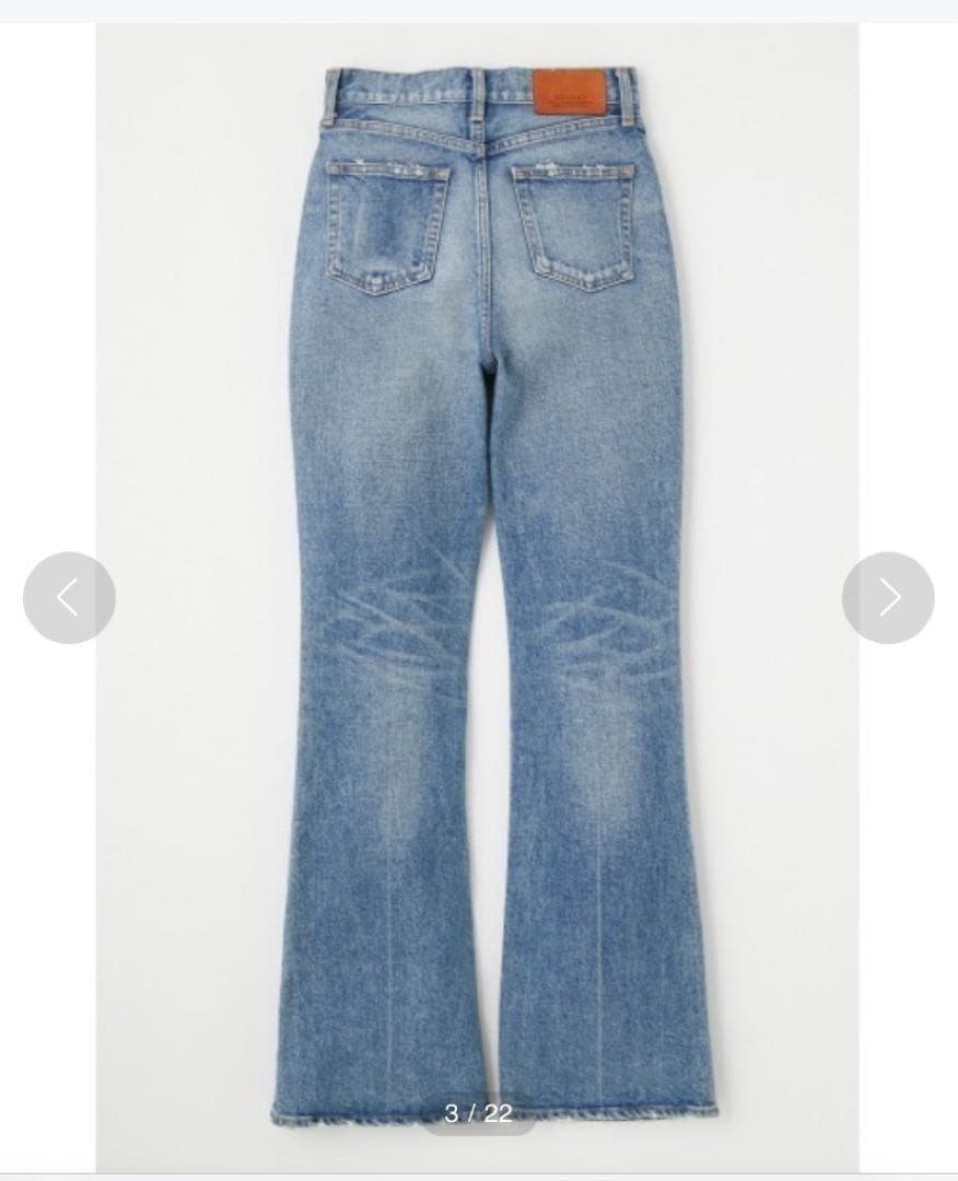 未使用級✨MOUSSYマウジーMVS FLARE フレアデニム　25