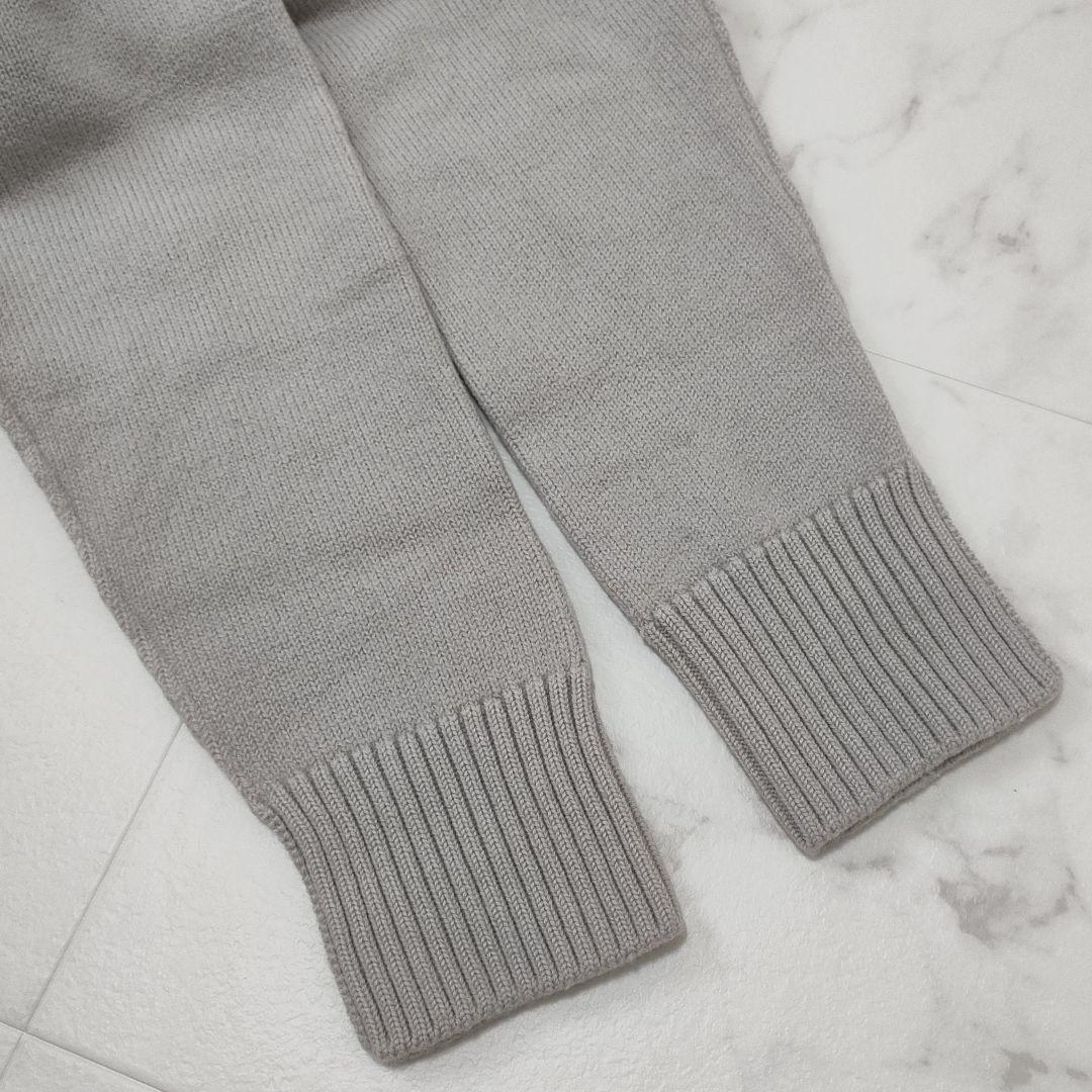 ami paris　アミパリス　ウール　ニットセーター　ハートロゴ　グレージュ