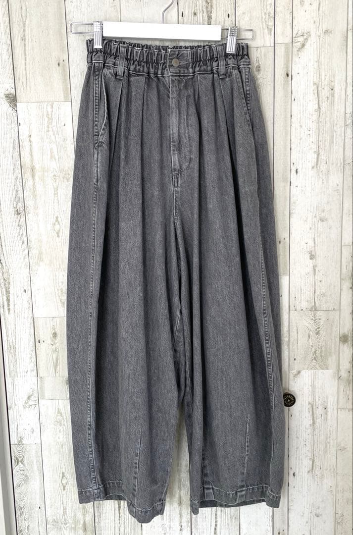 ハーベスティ サーカスパンツ ブラックデニム10ozグレーフェード　サイズ1