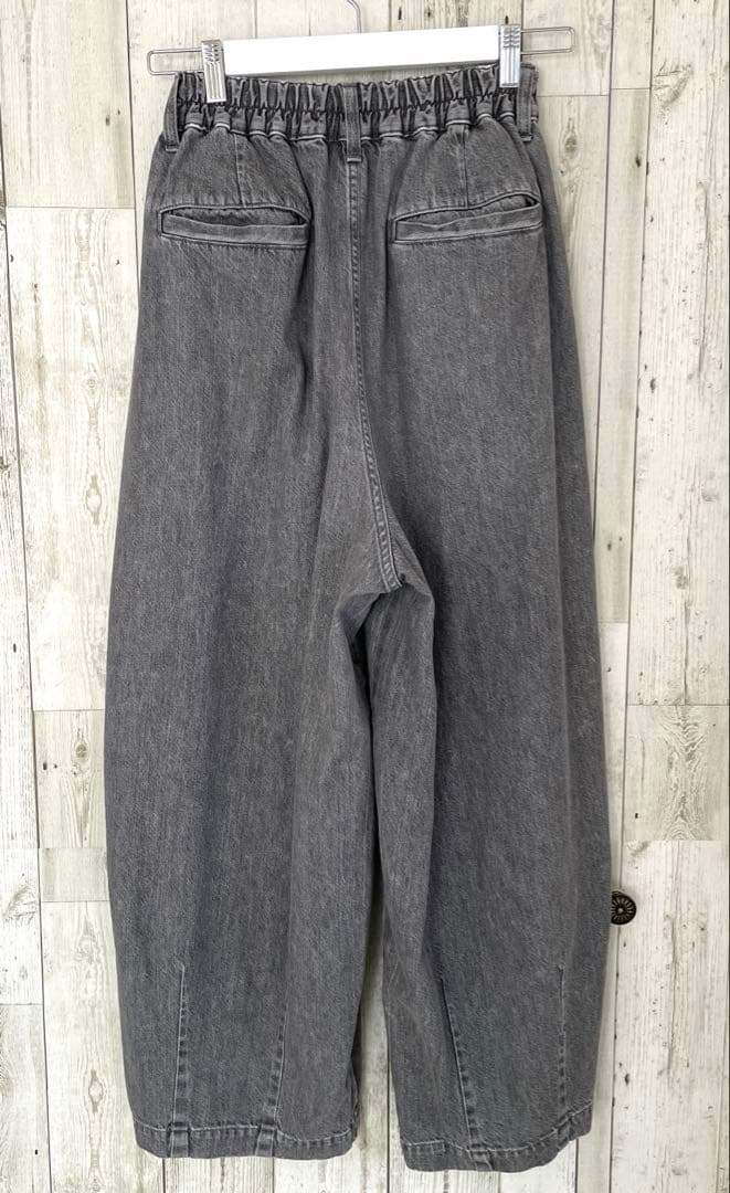 ハーベスティ サーカスパンツ ブラックデニム10ozグレーフェード　サイズ1