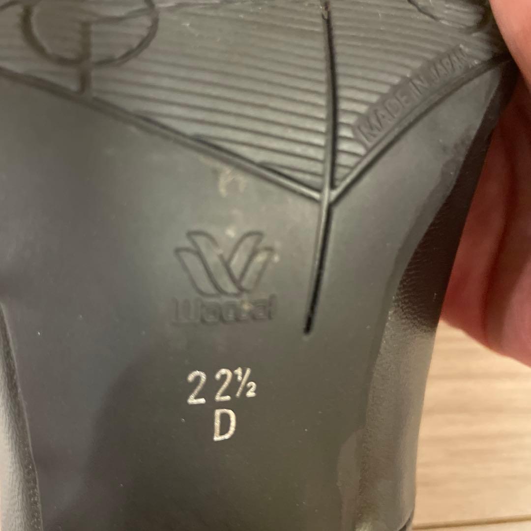 ワコール 黒 正規品ハイヒール高さ約7.5cm定価26800円