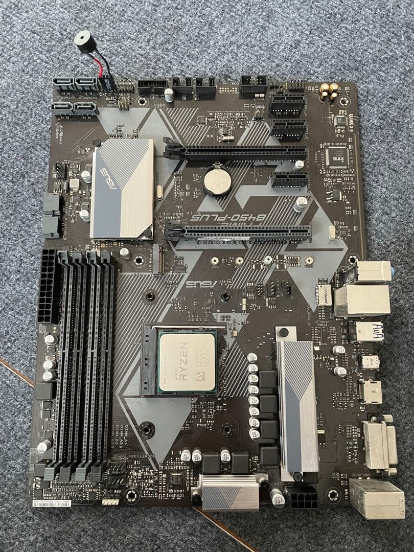 AMD RYZEN5 3600 + ASUS B450-PLUSセット