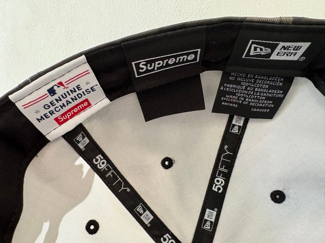 【25FW】Supreme MLB ヤンキース スノーカモ 7 3/4 Size