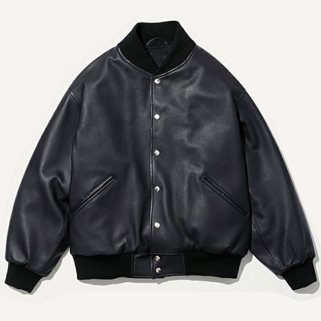A.PRESSSE アプレッセ Leather Award Jacket