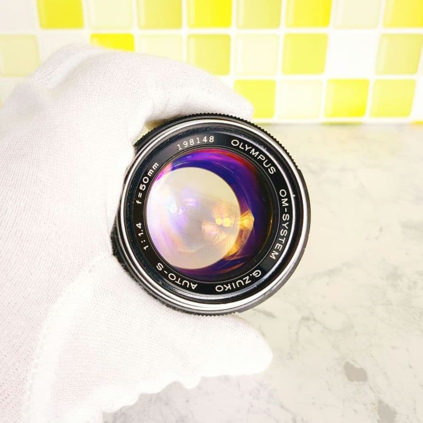 綺麗★ OLYMPUS G.ZUIKO AUTO-S 50mm F1.4 レンズ
