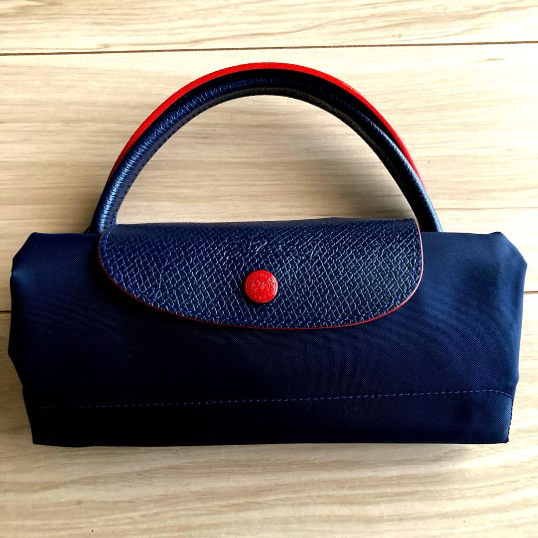 美品ロンシャン　ル　プリアージュハンドバッグ　L