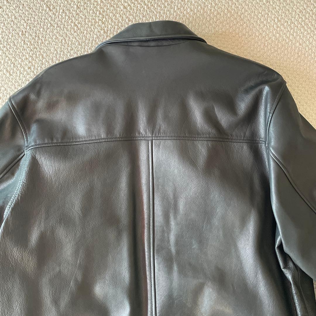 Brooks Brothers ブラック レザー ジャケット L
