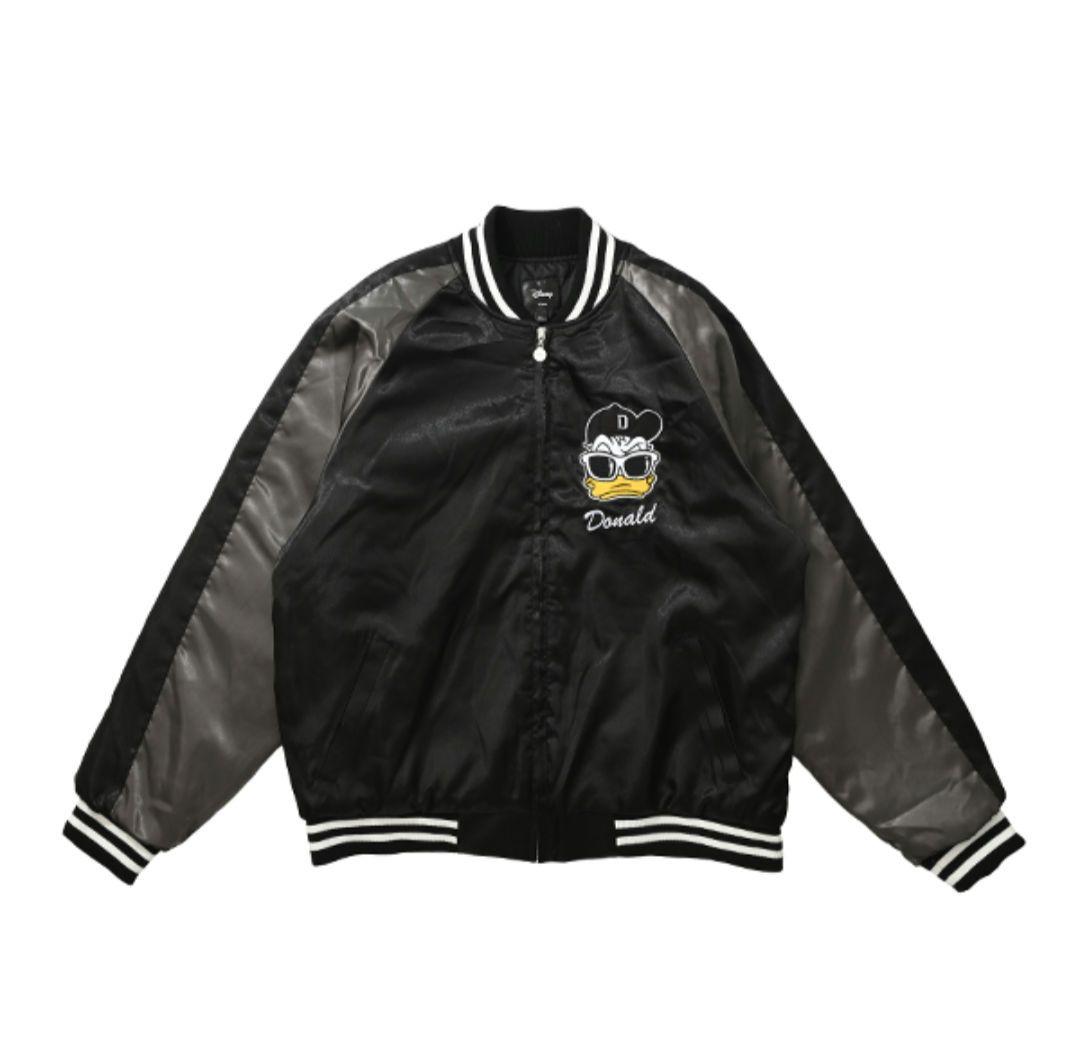 【新品未使用】タグ付き　ディズニー　ドナルド　オリジナル　スカジャン　LL