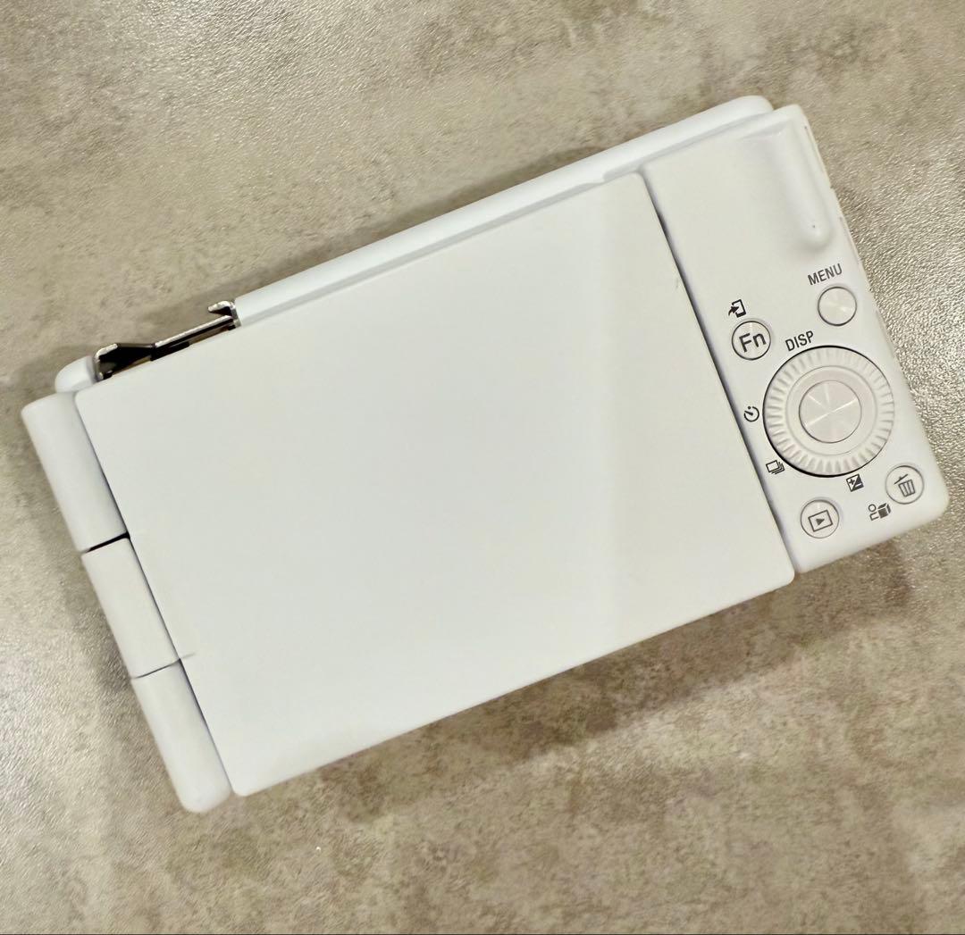 【ほぼ未使用】SONY VLOGCAM ZV-1 II ホワイト SDカードつき