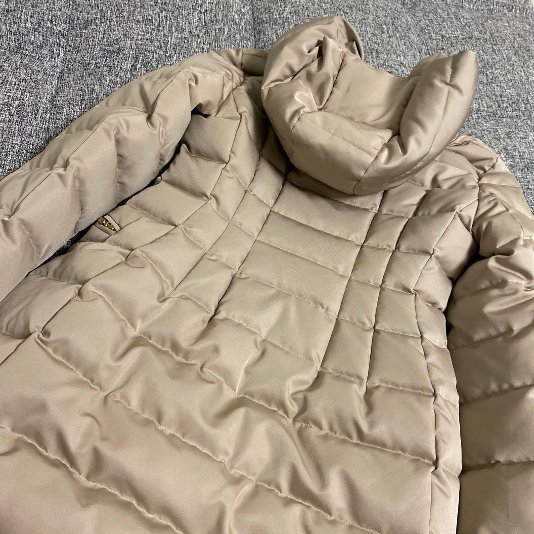 新品未使用　エムプルミエ　ロングダウンコート34 ベージュ