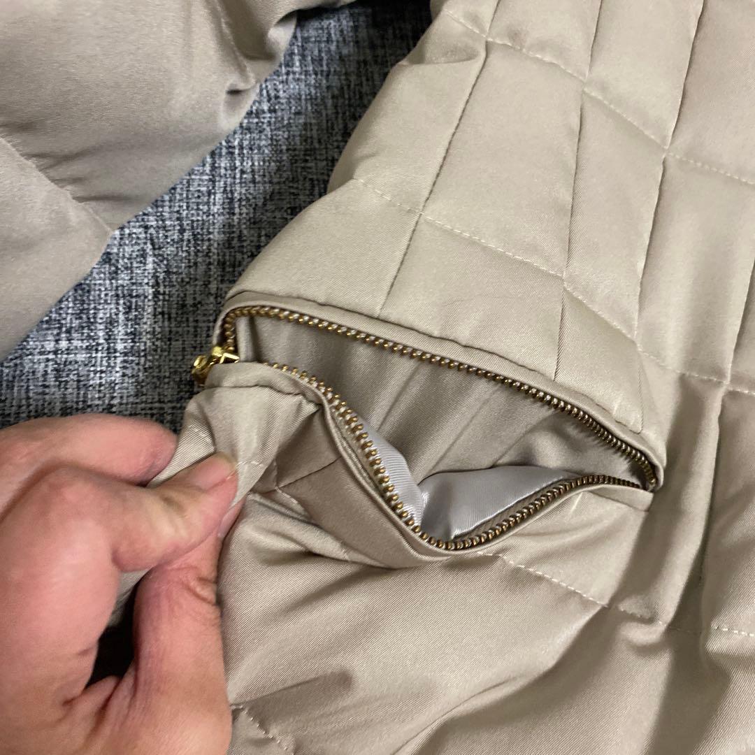 新品未使用　エムプルミエ　ロングダウンコート34 ベージュ