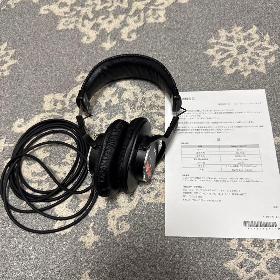 MDR-CD900ST ヘッドフォン