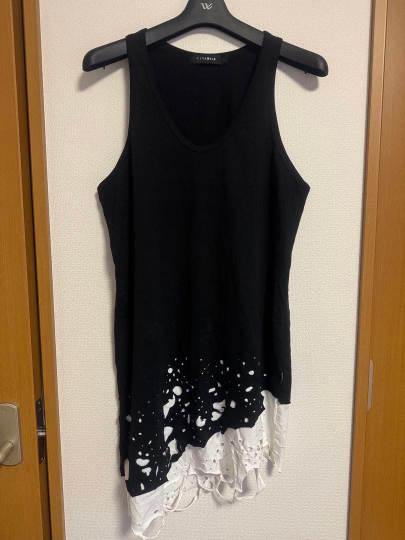 CIVARIZE クラッシュ タンクトップ ダメージ サイズ46