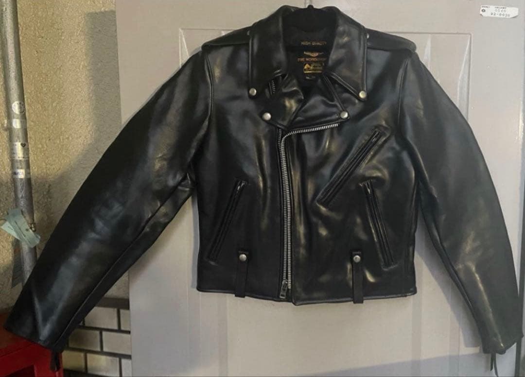 即決‼️最終値下げ→7.98万‼️超貴重超高級『ハーレー&マッコイ』馬革ジャケット