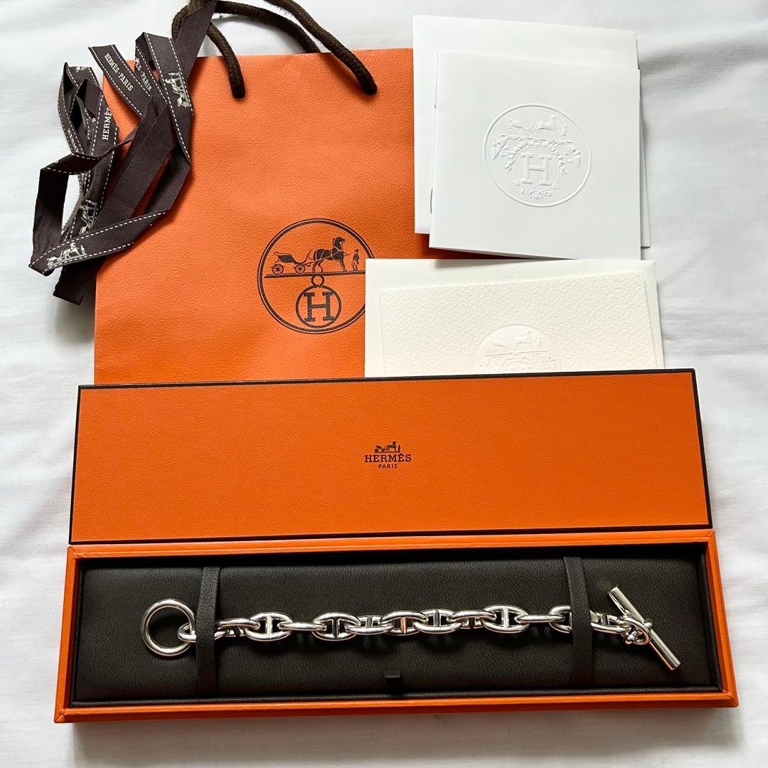 ■K■HERMES シェーヌ・ダンクル　GM13 シルバー925