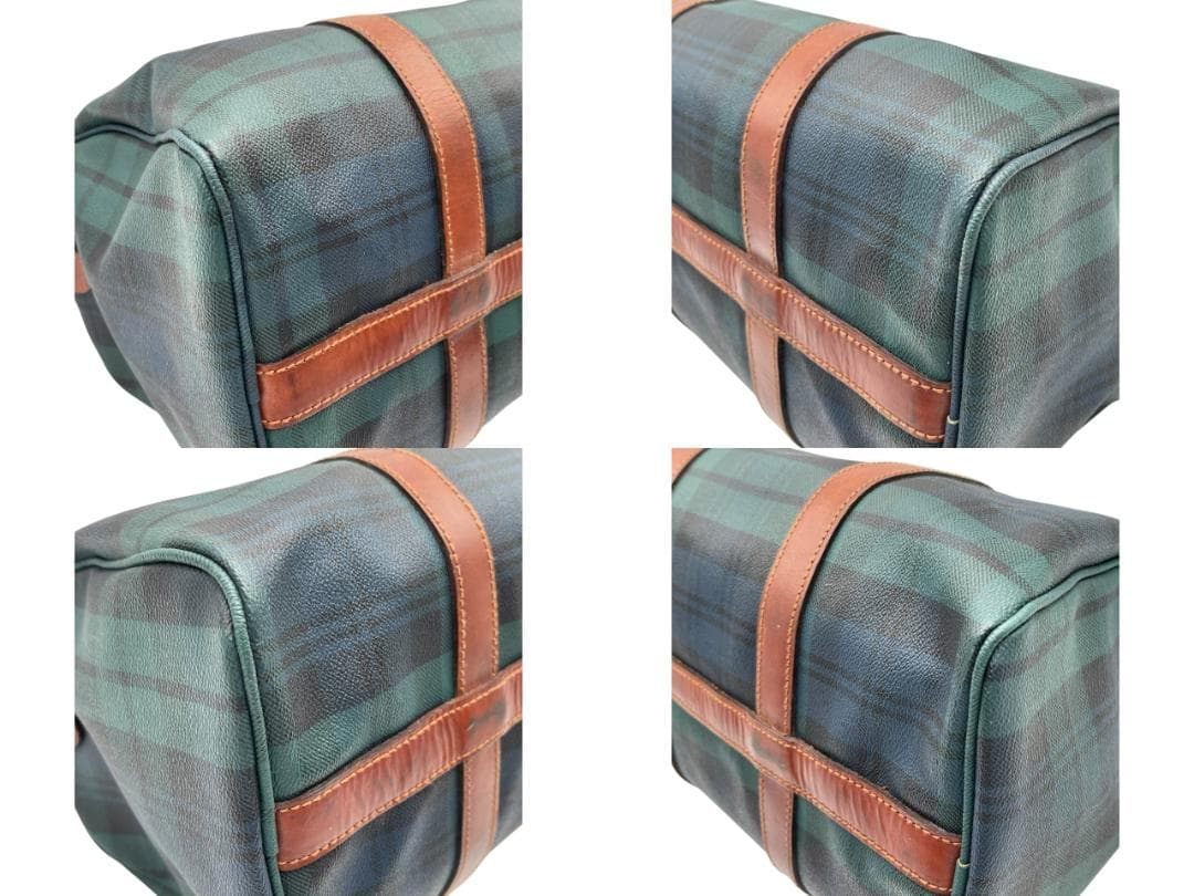 ポロ ラルフローレン ブラックウォッチ ハンドバッグ ミニボストンバッグ