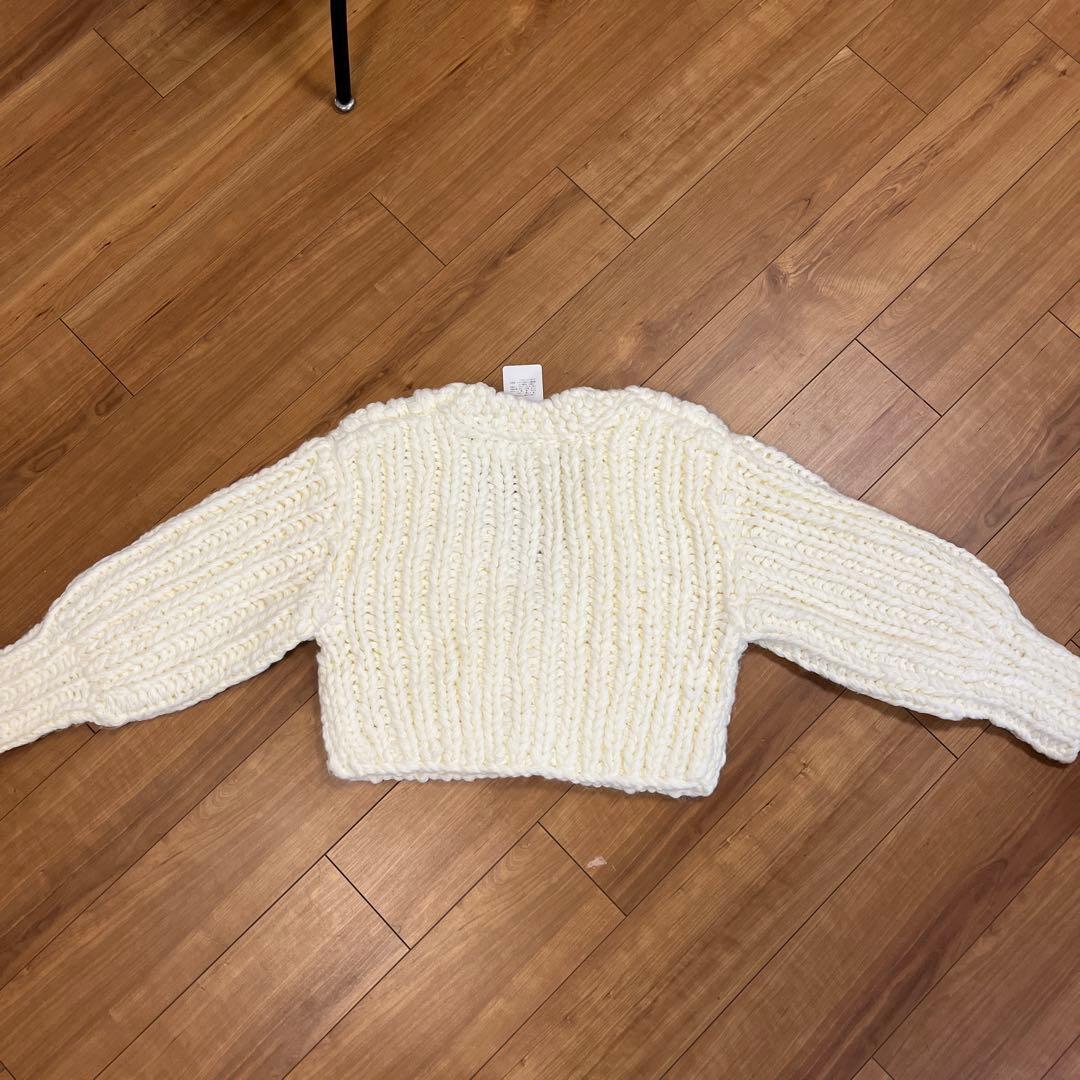 ゆゆさまへ⭐️新品未使用⭐️アプワイザーリッシェ　ハンドメイドニットカーディガン