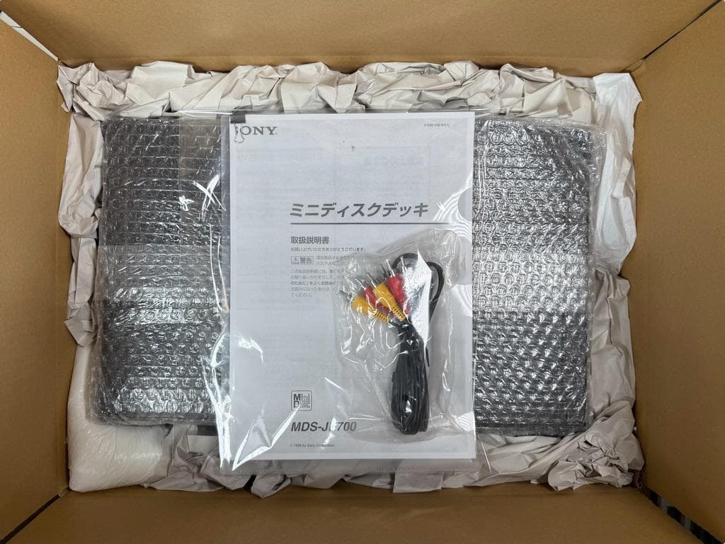 ◆優良動作品◆SONY ソニー MDS-JE700 MDレコーダー ブラック