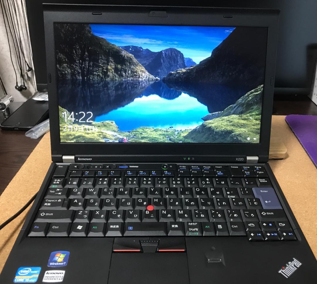 Lenovo ThinkPad X220 メモリ16GB SSD240GB
