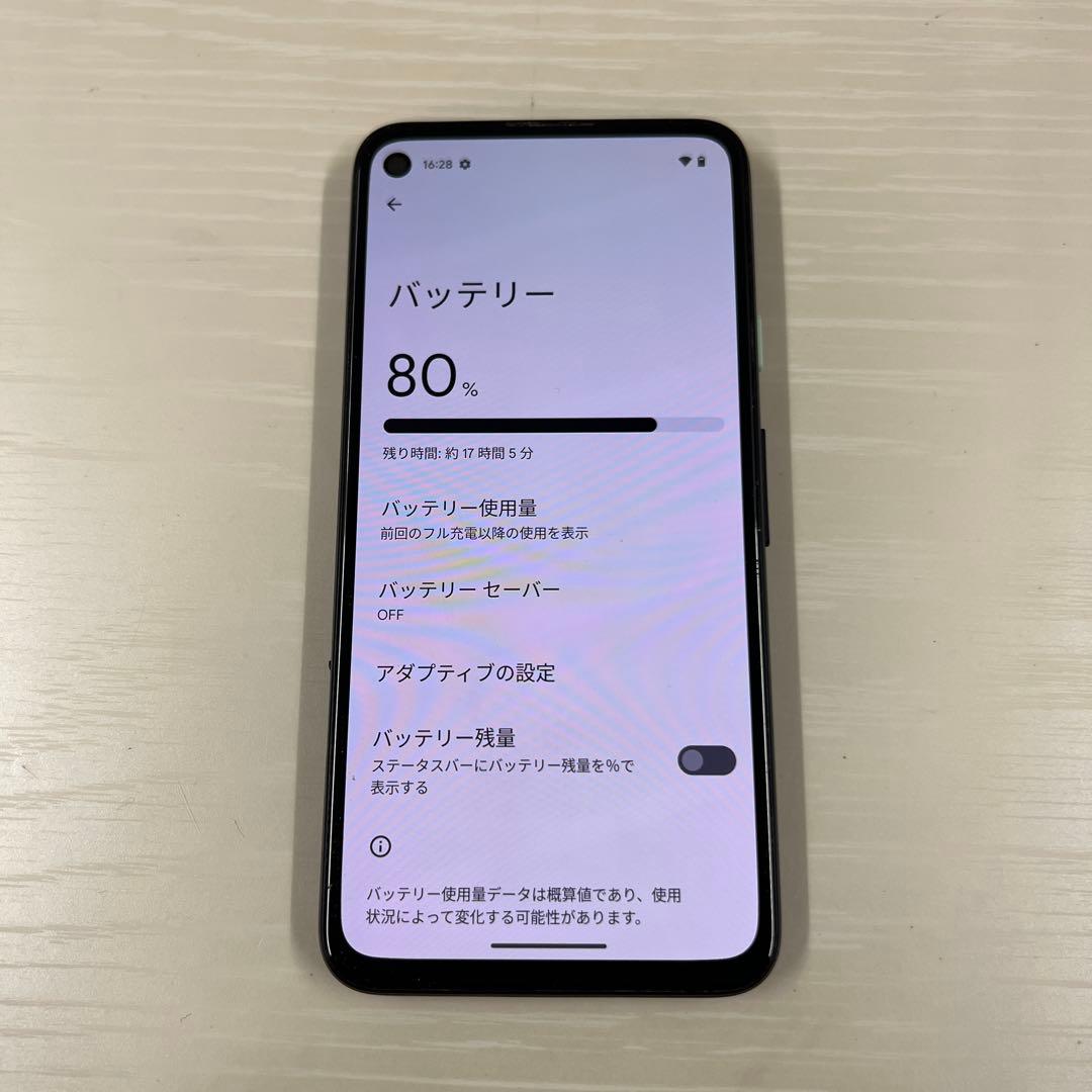 Google Pixel 4a ブラック 128GB