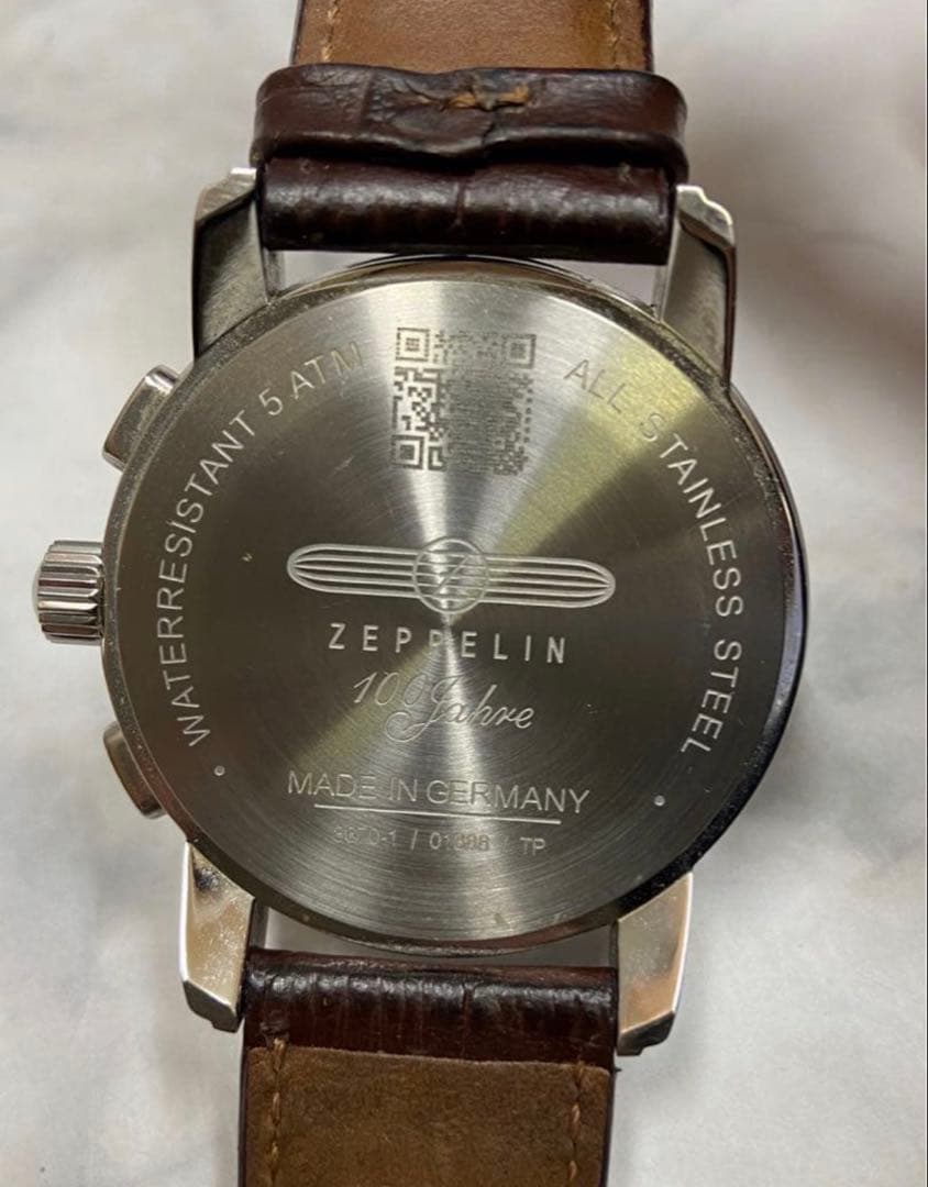 【稼働品】ZEPPELIN 100周年記念モデル 腕時計 8670-1