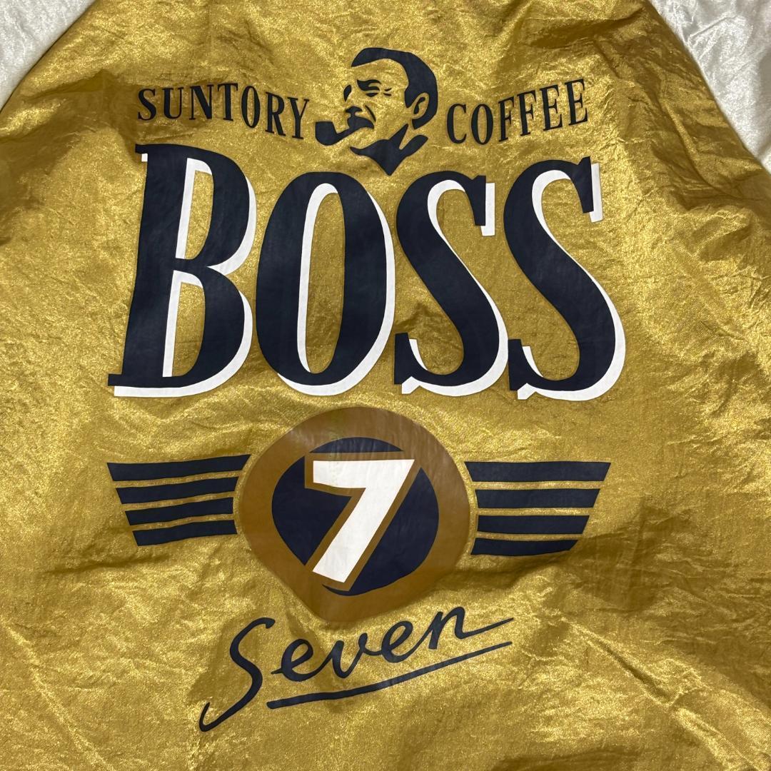 SUNTORY BOSS ボスジャン 金のBOSSジャン リバーシブル MA-1