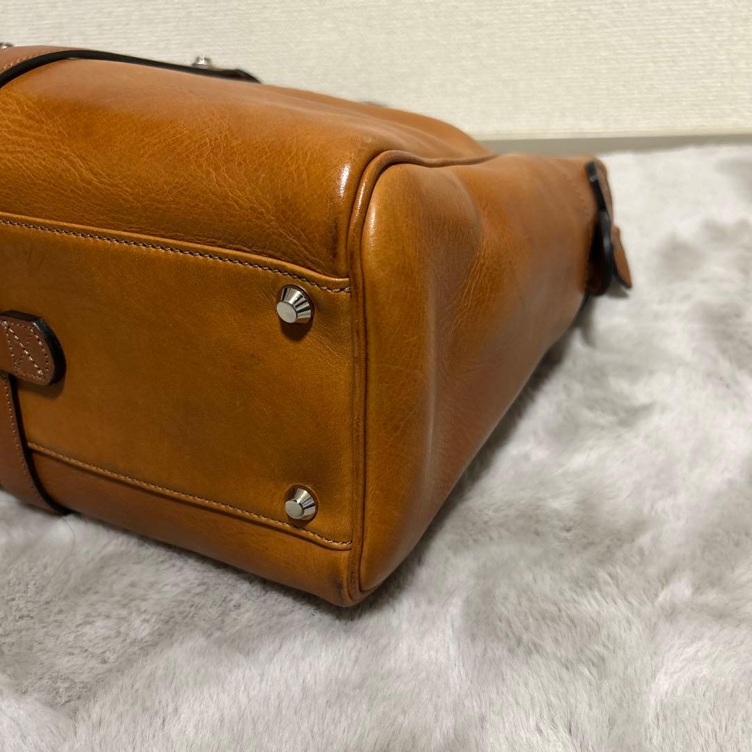 万双 マンソウ 双鞣和地 トートバッグ ビジネスバッグ