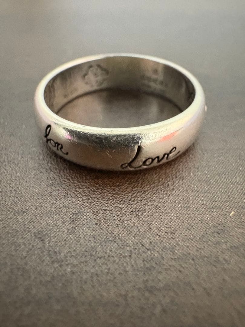 【あさ】GUCCI インターロッキングロゴ シルバーリング