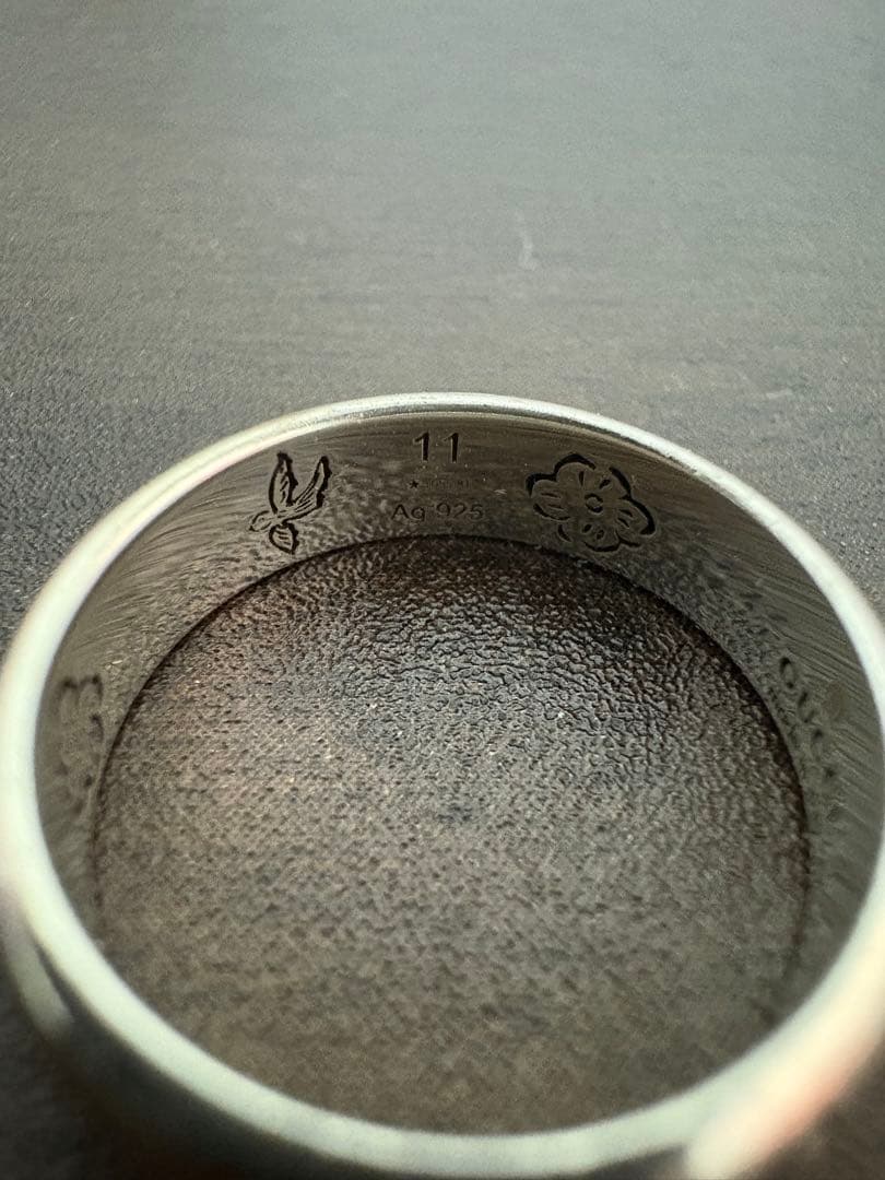 【あさ】GUCCI インターロッキングロゴ シルバーリング