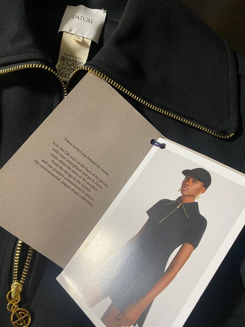 PATOU ブラックドレス　34サイズ