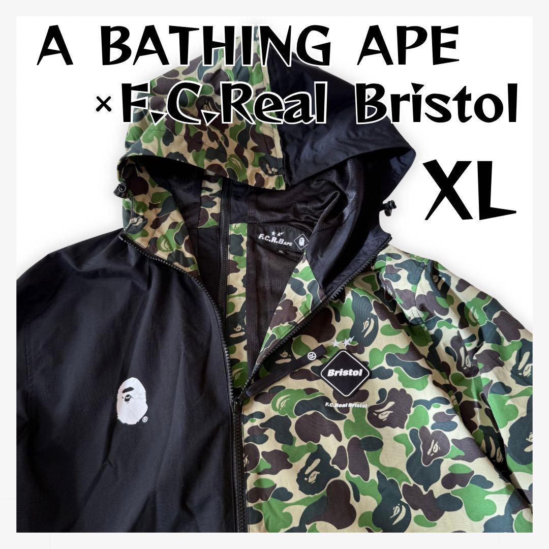 【XL】FCRB × A BATHING APE カモフラ ナイロンジャケット