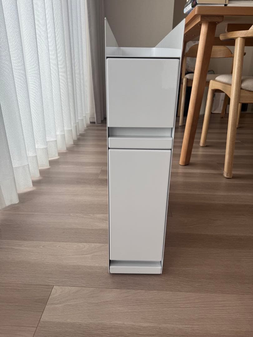 莉朱　tower 隠せる調味料ラック 2段 白 山崎実業【完成品・美品】