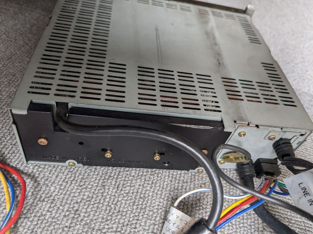 ジャンク品 ALPINE 7292JS カセットデッキ パワーアンプ 3503