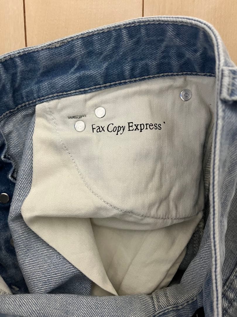fax copy express ワイドデニムパンツ　サイズS