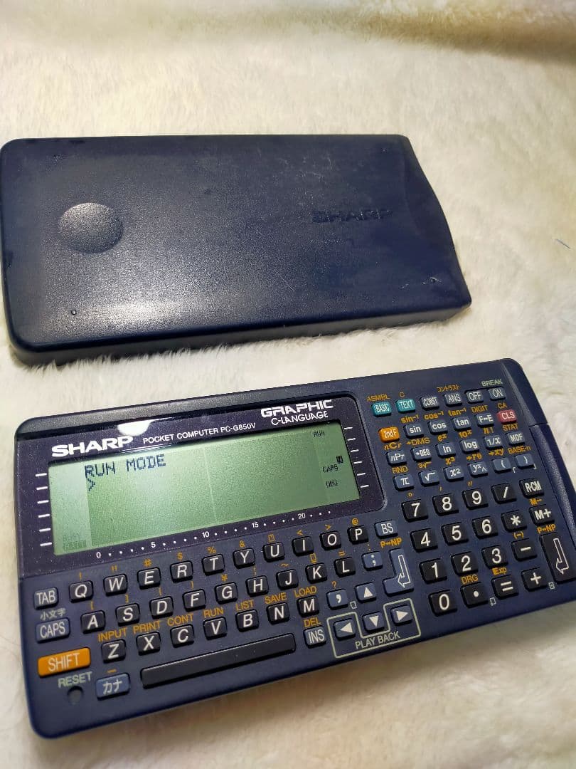 SHARP ポケットコンピュータ PC-G850V C言語 動作品
